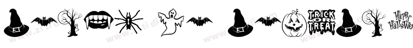 Trick Or Treating字体转换 Trick Or Treating字体转换